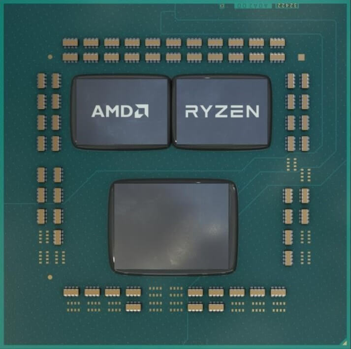 Diseño chiplet de AMD Ryzen