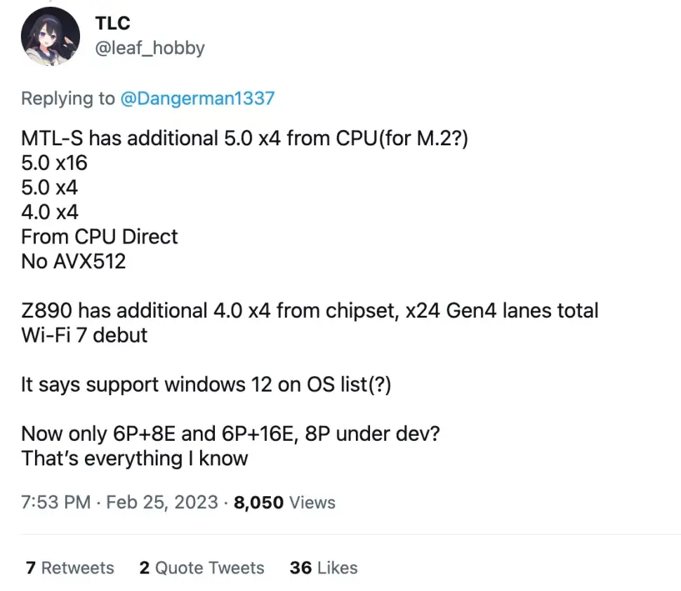 Intel 14 generacion soporte de plataformas rumor